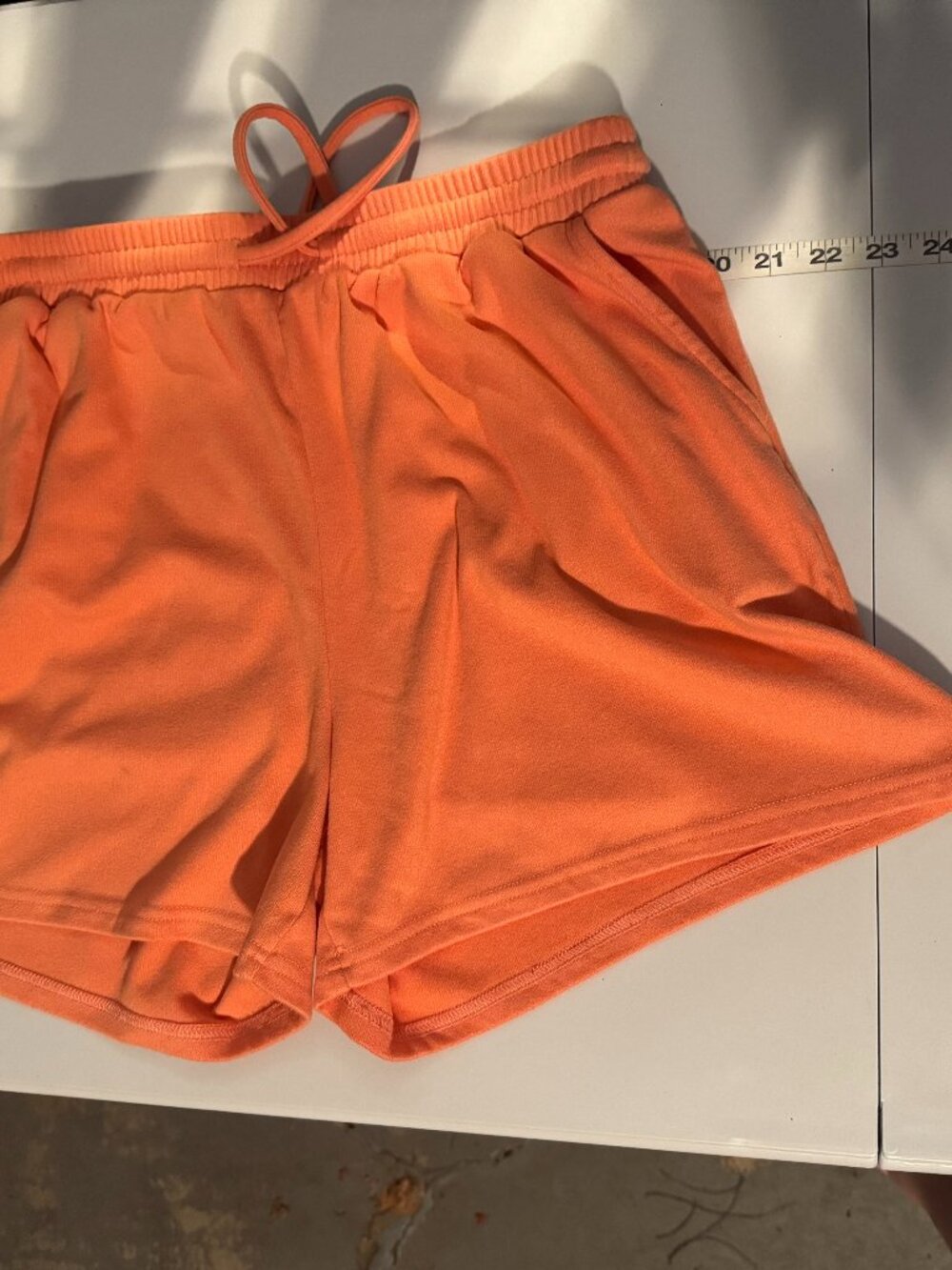 Salty Wave - Cloud Loungewear Shorts - Coral - 2XL